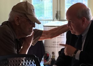 Lifetime Achievement Award winner Doral Chenoweth (left) and Appreciation Award winner Ben Marrison